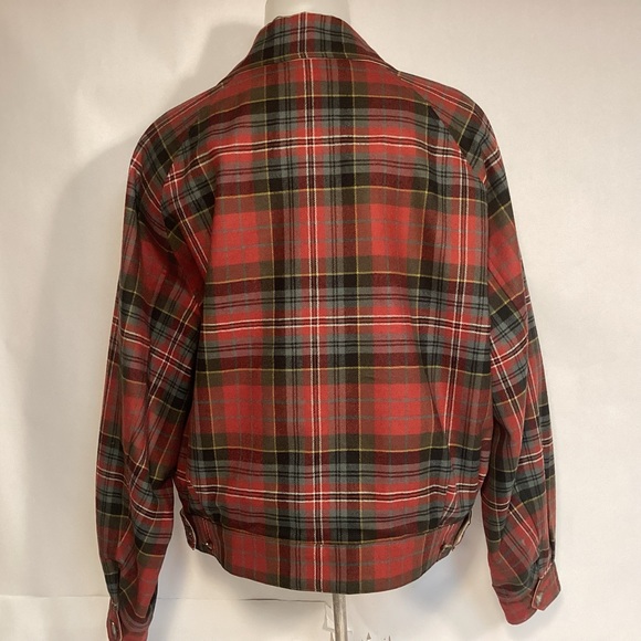 Ralph Lauren womens plaid wool jacket size large reversible to Tan jacket - Picture 4 of 11